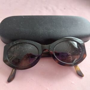 Valentino Black and Brown Sunglasses